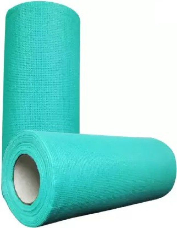 mitawa Washable 1 ply Green Kitchen Cleaning Towel Roll - Pack of 2 (1 Ply, 60 Sheets)  (1 Ply, 60 Sheets)