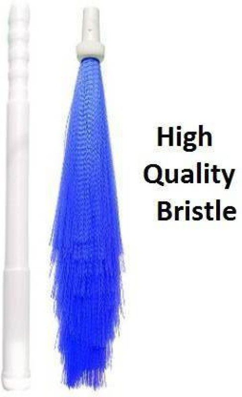 JEEBU Foldable Plastic Colored Broom, Long Lasting Plastic Broom for Wet and Dry Floor Cleaning Plastic Wet and Dry Broom  (Blue)