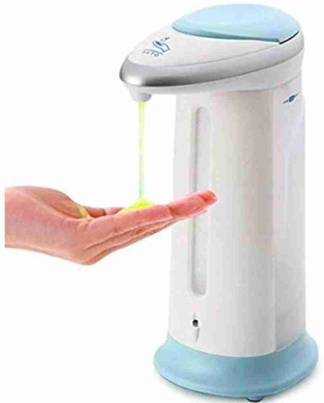 Afsha Automatic Touch less Operated Sensor Wall Mounted Liquid Sanitizer Shampoo 500 ml Liquid Dispenser  (Multicolor)
