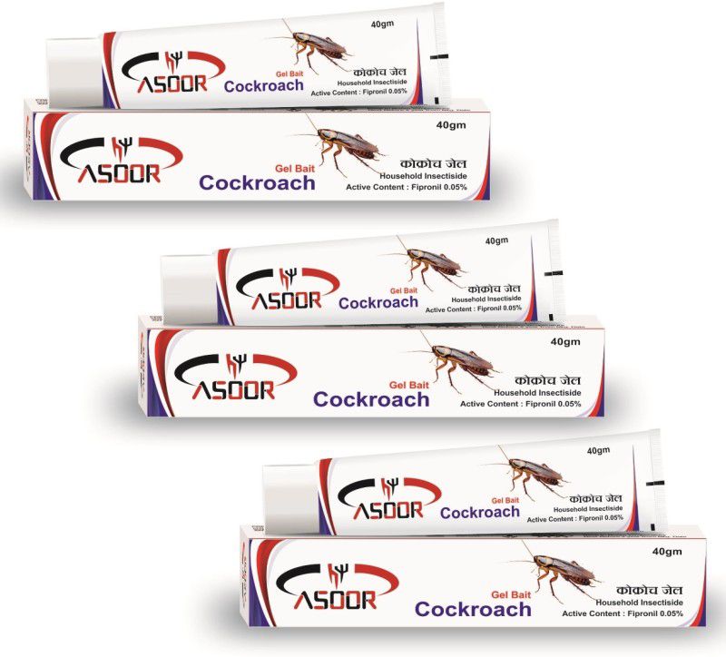 Asoor Anti Cockroach Gel for Home/Office/Kitchen  (3 x 40 g)