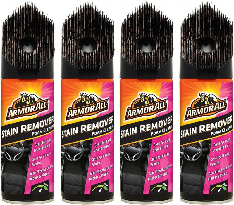 Armor All ArmorAll Stain Remover Foam Cleaner - Great for Tough, Ground-In Dirt : Pack of 4 (AA_STAINREM_4) Stain Remover