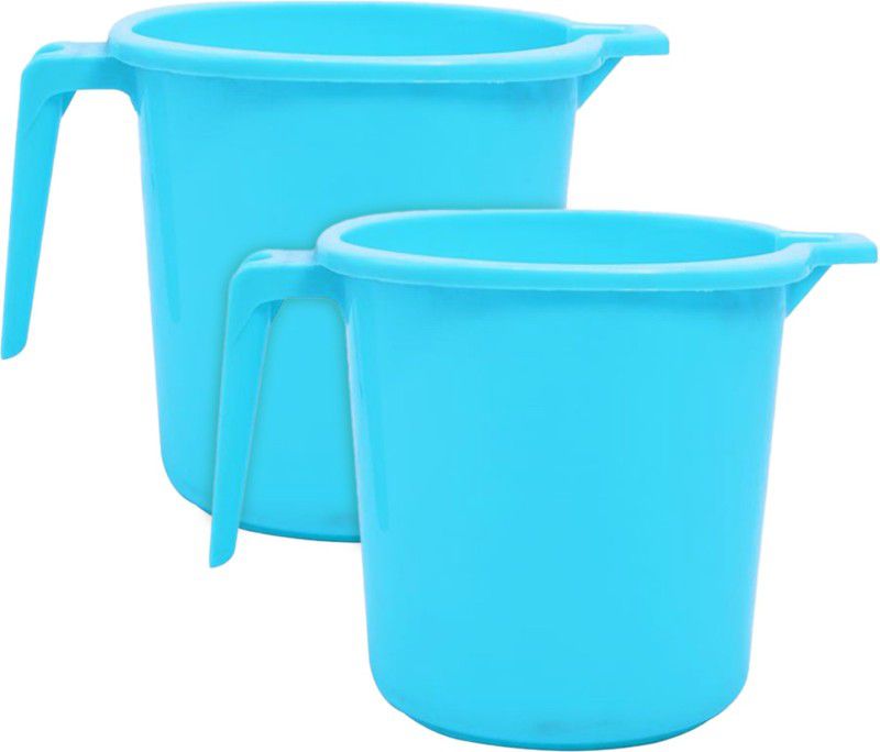 KUBER INDUSTRIES Plastic Bath Mug  (Blue 1)
