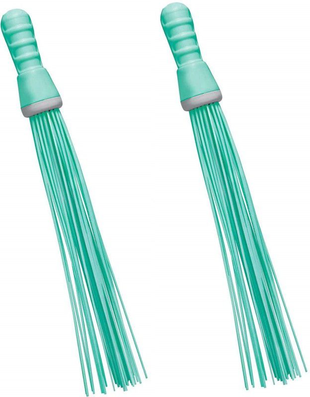 Garvit Plastic Wet and Dry Broom (Multicolor, 2) Plastic Wet and Dry Broom  (Multicolor, 2 Units)