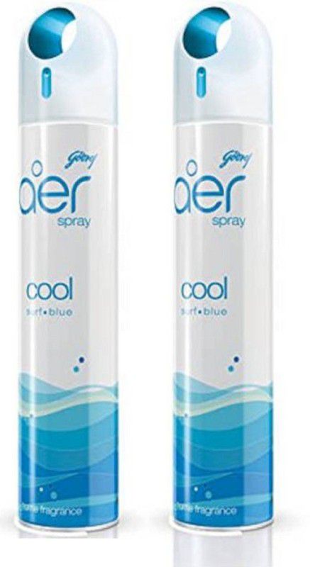 Godrej Aer Cool Surf Blue Spray  (2 x 270 ml)