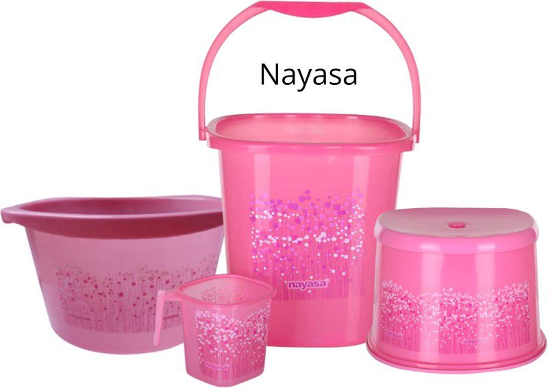 25 L Plastic Bucket  (Pink)