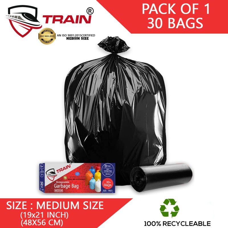 ShopeeBee A_G_19X21_1_PACK Medium 20 L Garbage Bag  (30Bag )
