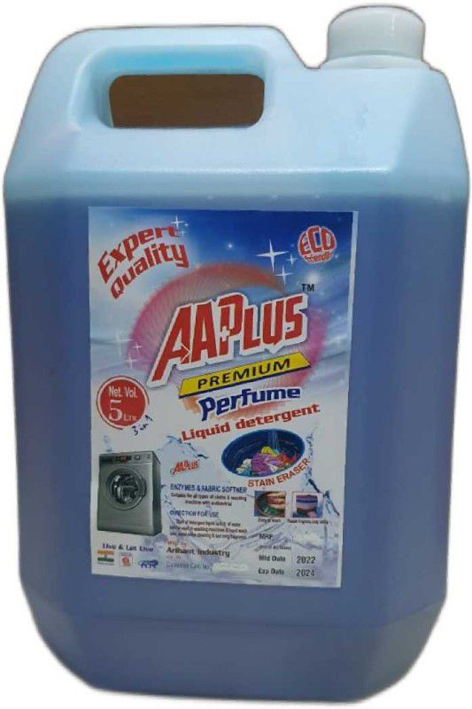AAPlus Cloth Cleaning Gel Lime Liquid Detergent  (5 L)