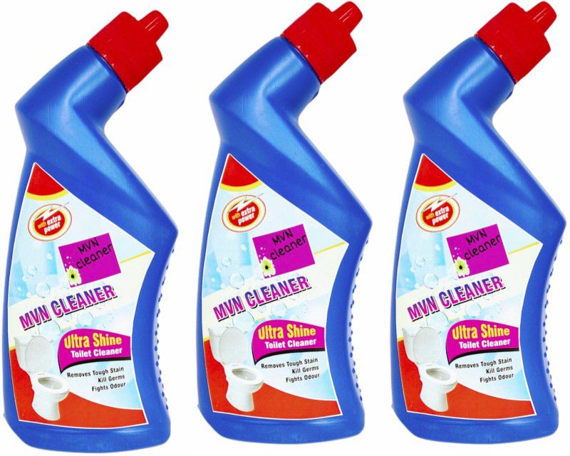 MVN CLEANER Toilet Cleaner 500 ML With Extra Power (PACK OF 3) Liquid Toilet Cleaner  (3 x 500 ml)