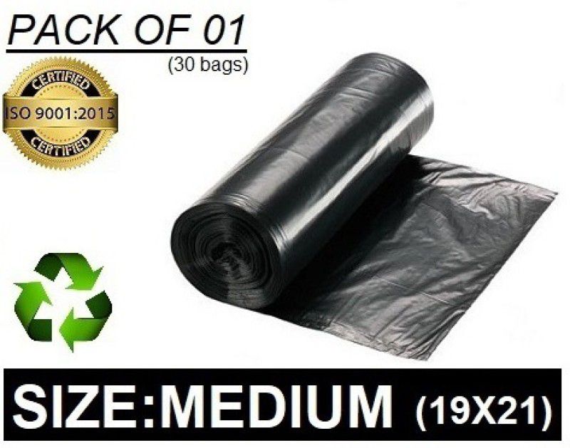 ShopeeBee 19X21 INCH (PACK OF 1) Medium 10 L Garbage Bag  (30Bag )