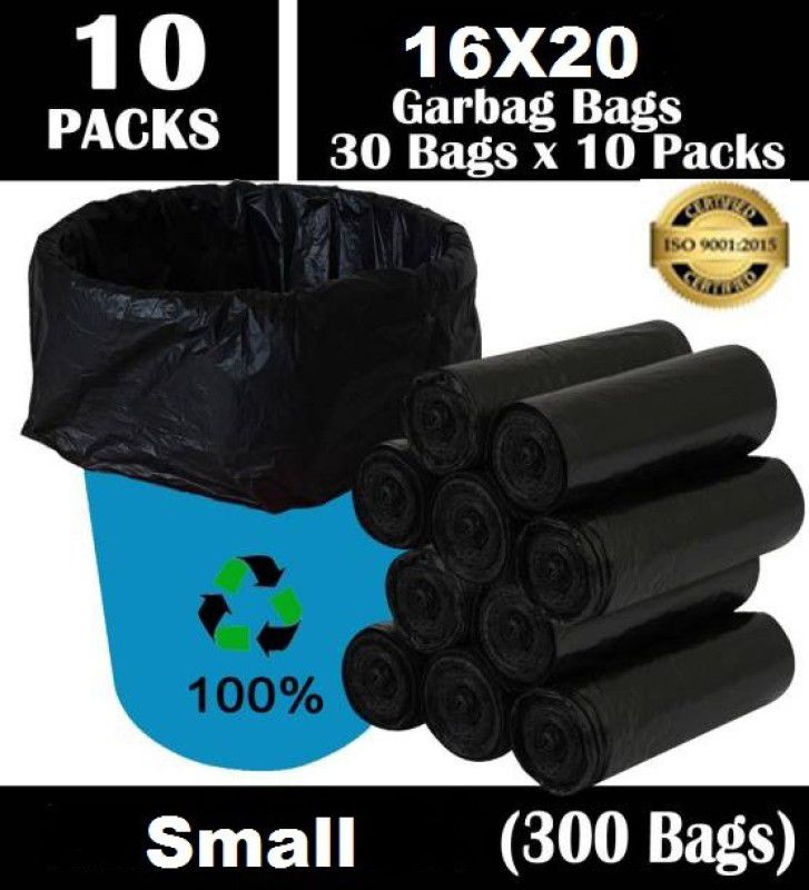 ShopeeBee garbage Biodegradable Garbage Bags 16*20 inches ( pack of 3 ,300 pieces) Small 13 L Garbage Bag  (300Bag )