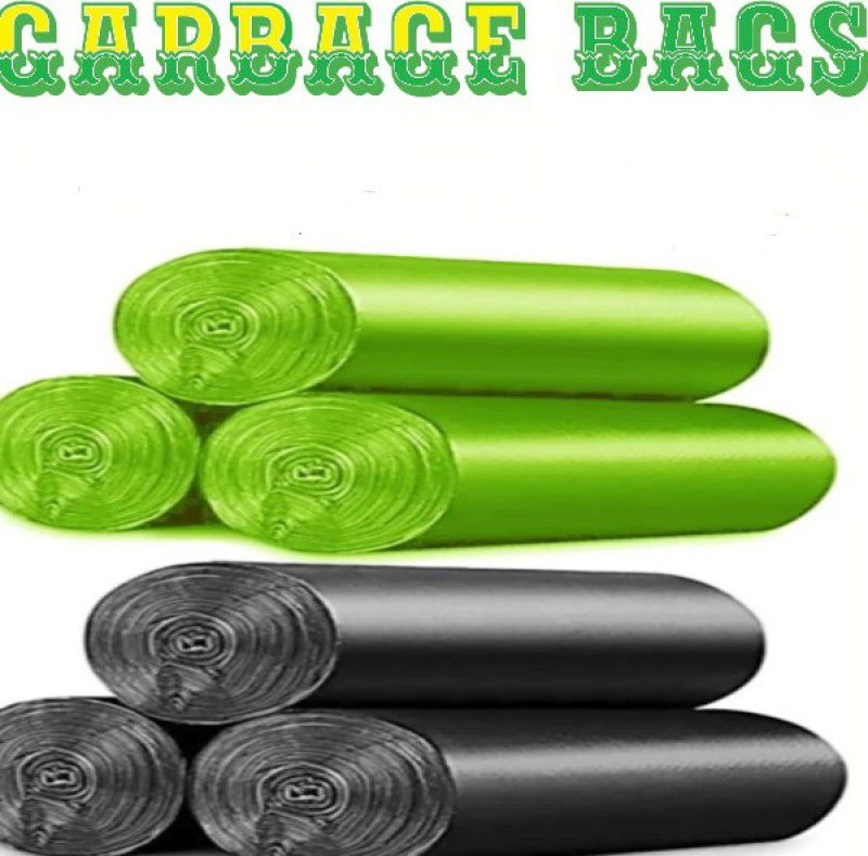 ShopeeBee 19x21 black ,green 12 L Garbage Bag (180 Bags) Medium 12 L Garbage Bag  (180Bag )