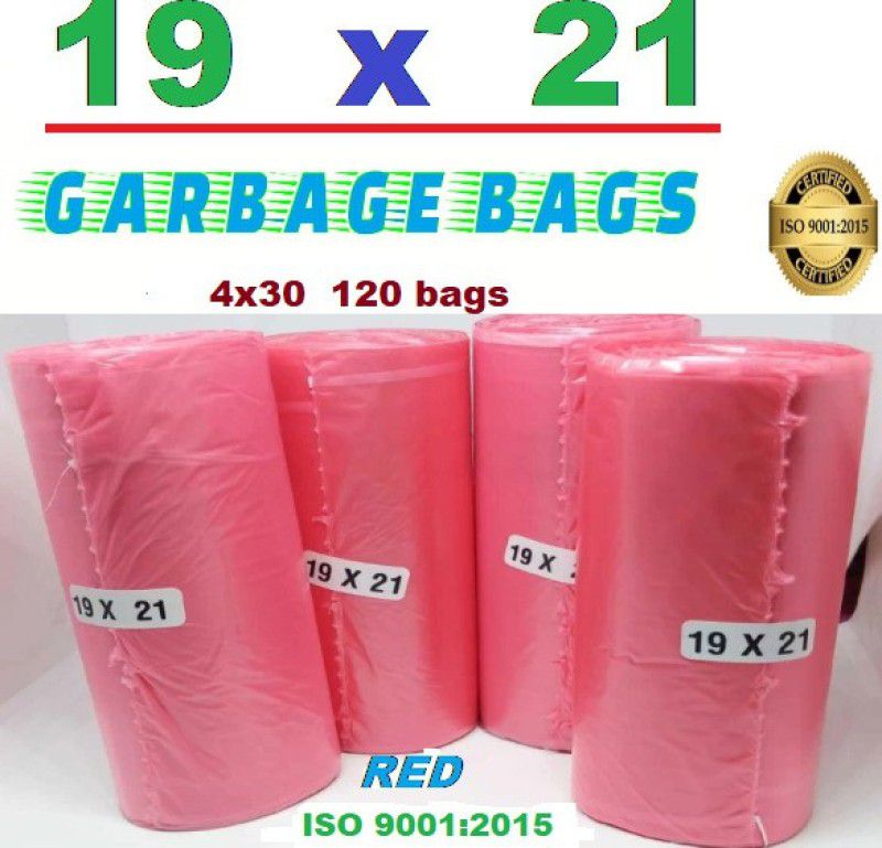 MJ Exim B_19x21 ( black ) 04 ROLL Medium 12 L Garbage Bag  (120Bag )