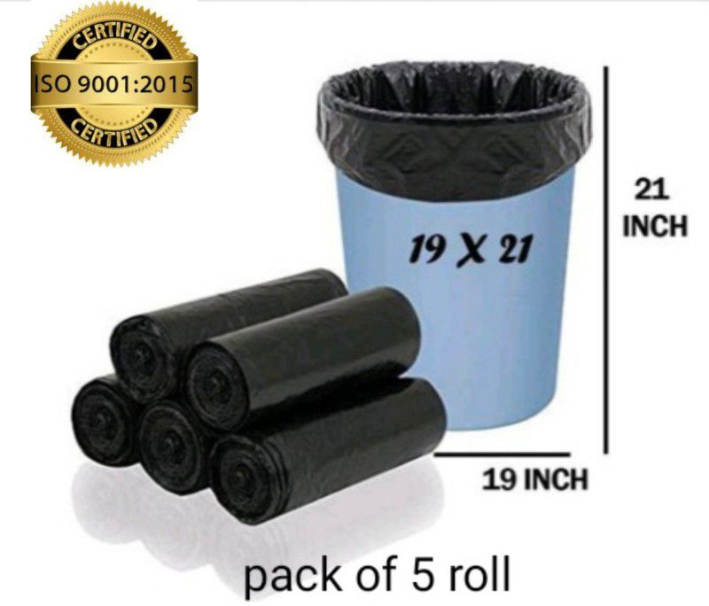 MJ Exim A_new compostable garbage bags 5 roll Medium 14 L Garbage Bag  (150Bag )