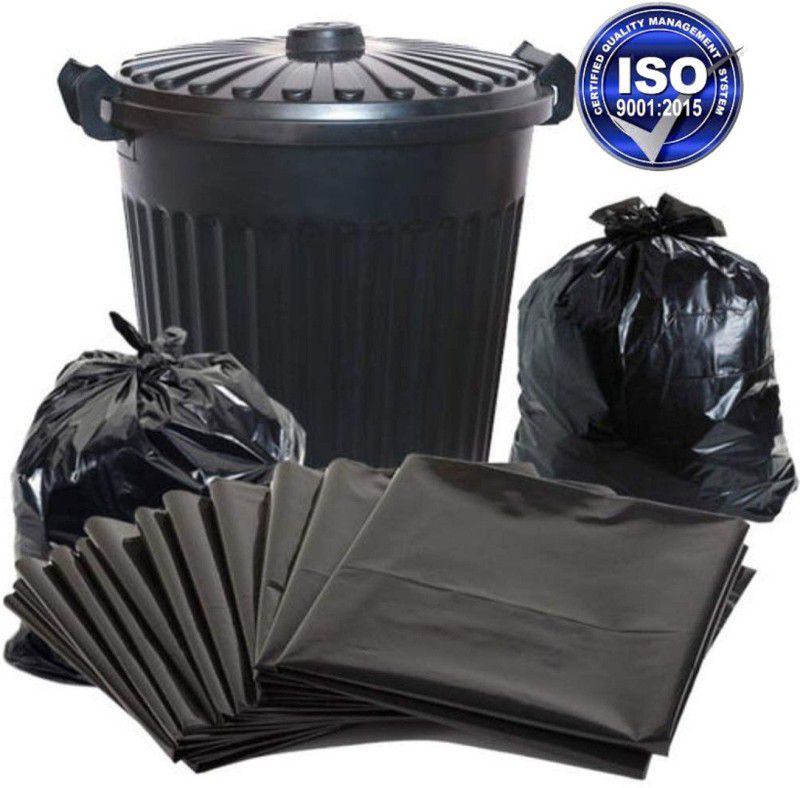 Oxi Clean bgarbageblackmedium08 Medium 240 L Garbage Bag  (8Bag )