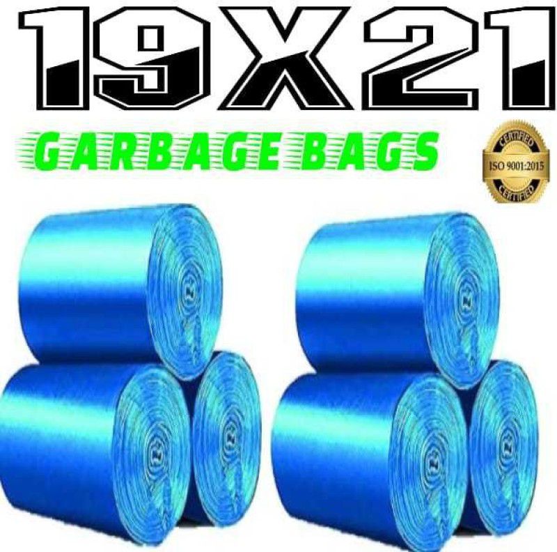 MJ Exim garbage bags 19x21 blue 06 roll Medium 12 L Garbage Bag  (180Bag )