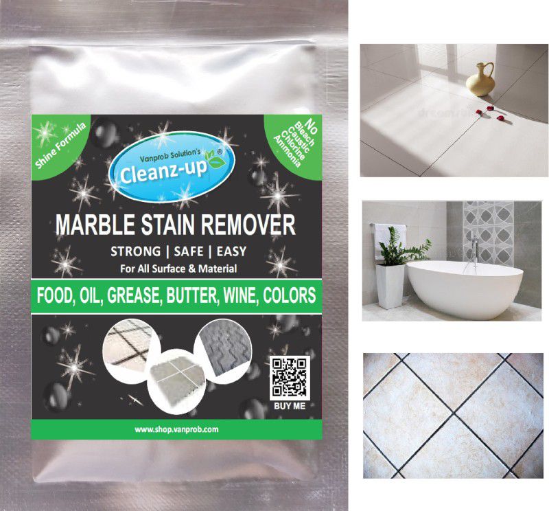 Cleanz-up Marble Stain Remover | Concentrated Multi Stain Action - 50 gms Stain Remover