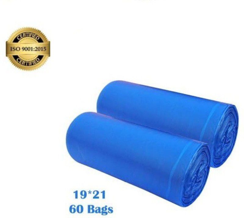 MJ Exim BLUE COLOR TRASH BAGS FOR HOME. Medium 13 L Garbage Bag  (60Bag )