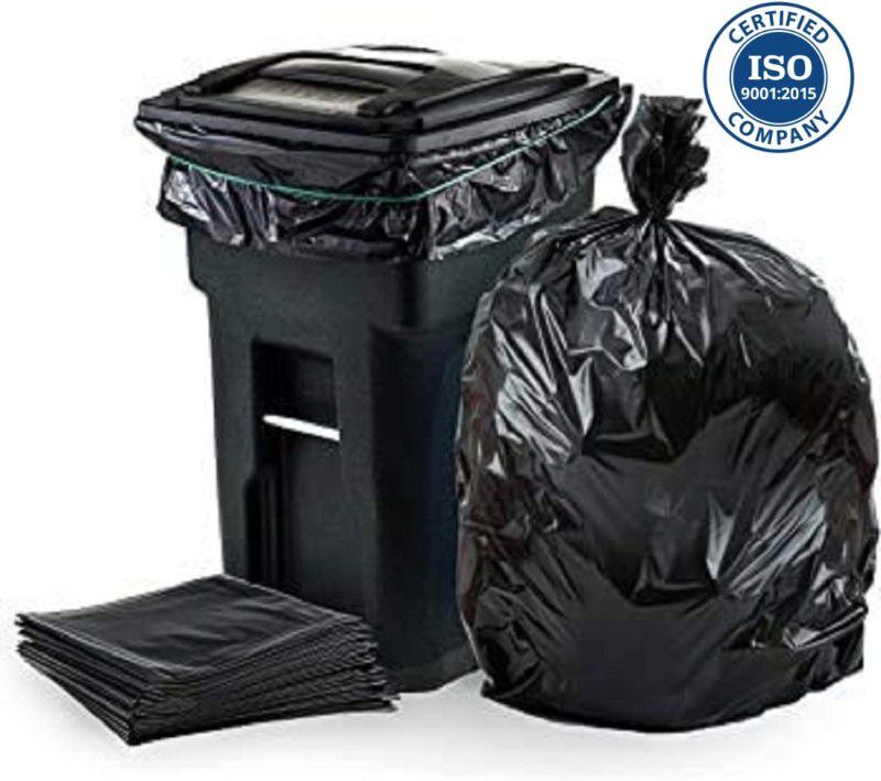 Oxi Clean dgarbageblackmed08 Medium 240 L Garbage Bag  (8Bag )