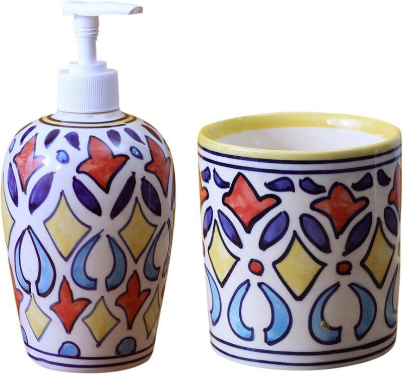 VarEesha Ceramic Bath Mug  (Multicolor 0.3)