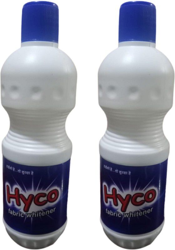 Hyco Fabric Whitner 500ml (Pack of 2) Floral Fabric Whitener  (2 x 500 ml)