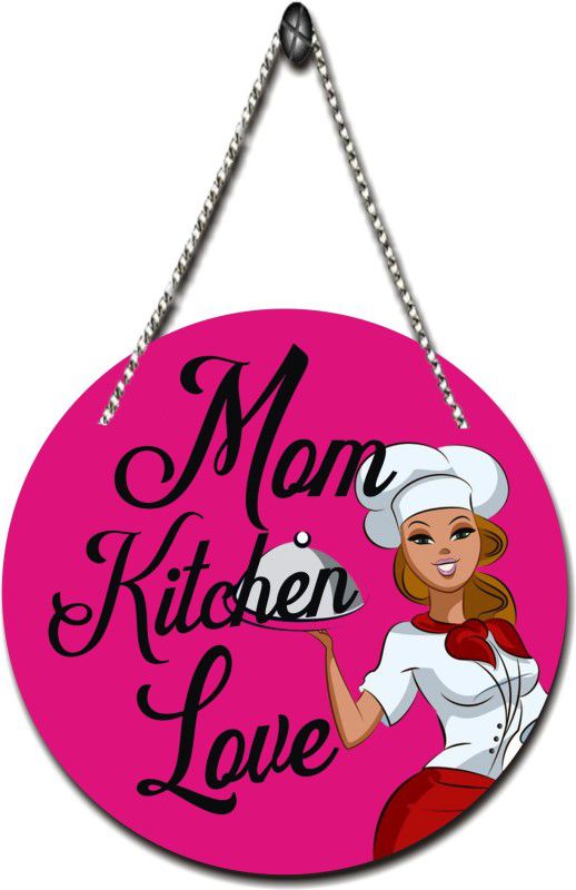 2 O'Clock KITCHEN WALL HANGING-36  (Multicolor)