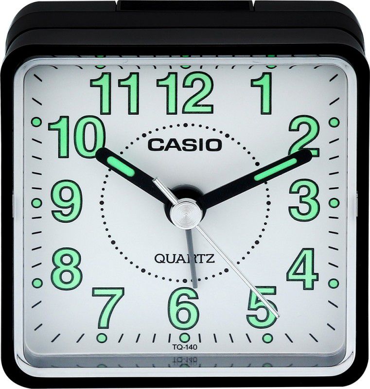 CASIO Analog Black, White Clock