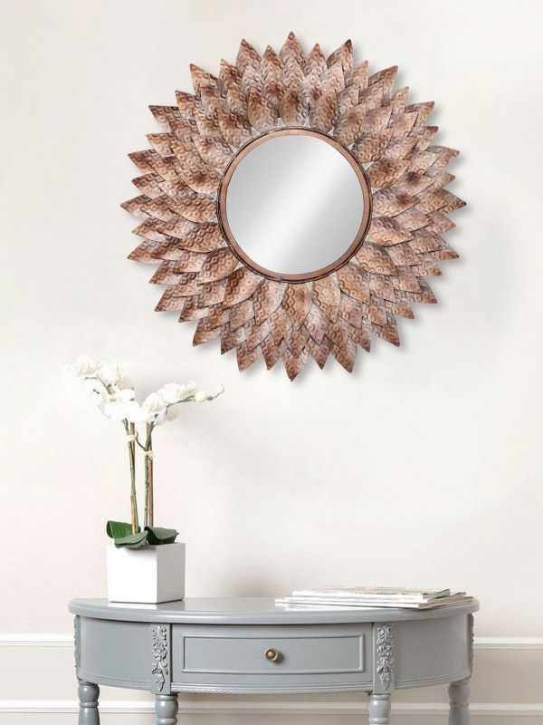 eCraftIndia MIIWCACF_2409_M Decorative Mirror  (Circular)