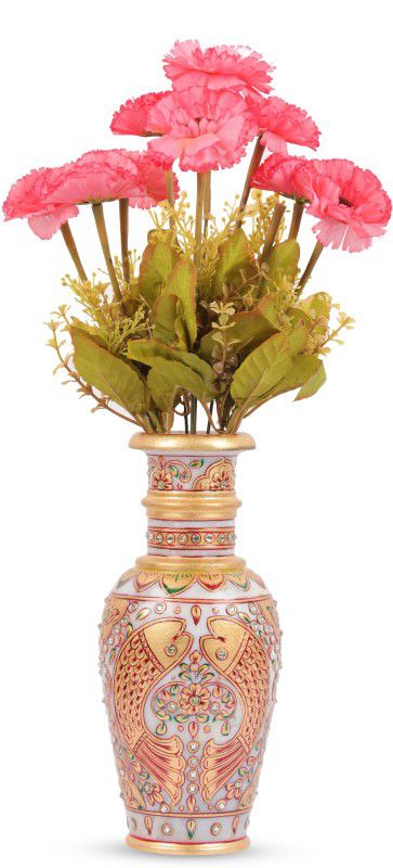 ADICO Vase Stoneware Vase  (9 inch, Multicolor)