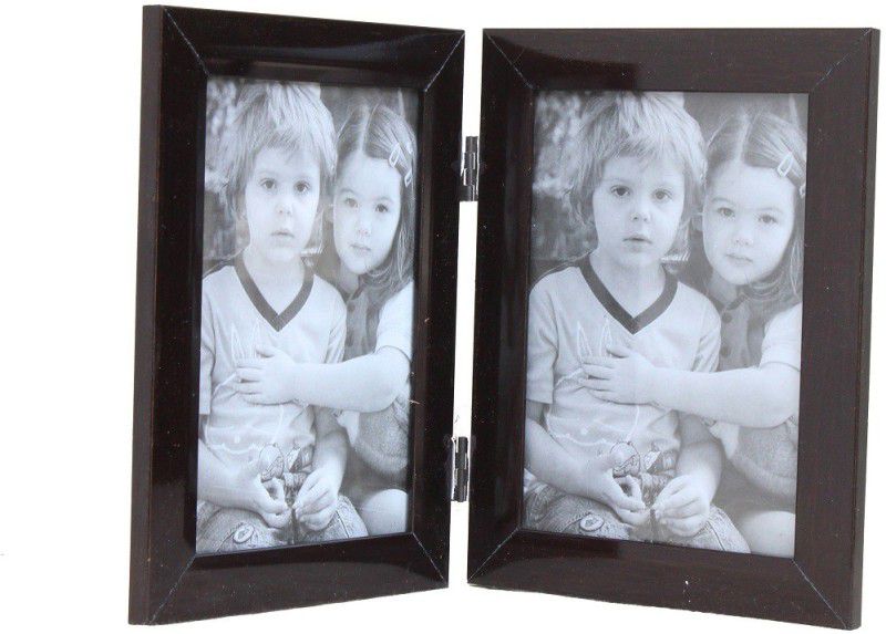 Apkamart Wood Personalized, Customized Gift Best Friends Reel Photo Collage gift for Friends, BFF with Frame, Birthday Gift,Anniversary Gift Table  (Black, 2 Photo(s), 18*13 cm)
