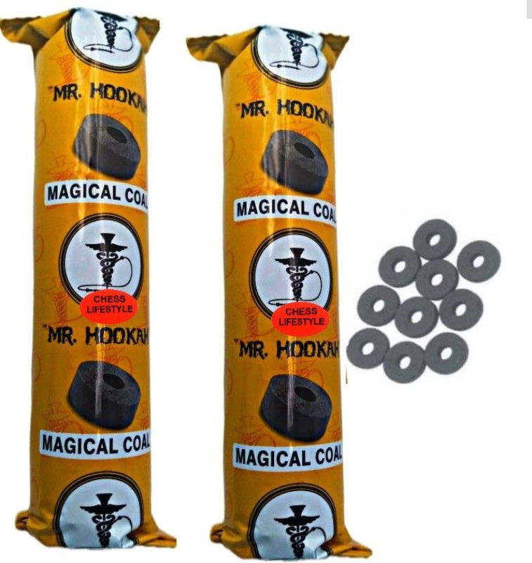 CHESS Lifestyle Hookah Charcoals  (Pack of 2)
