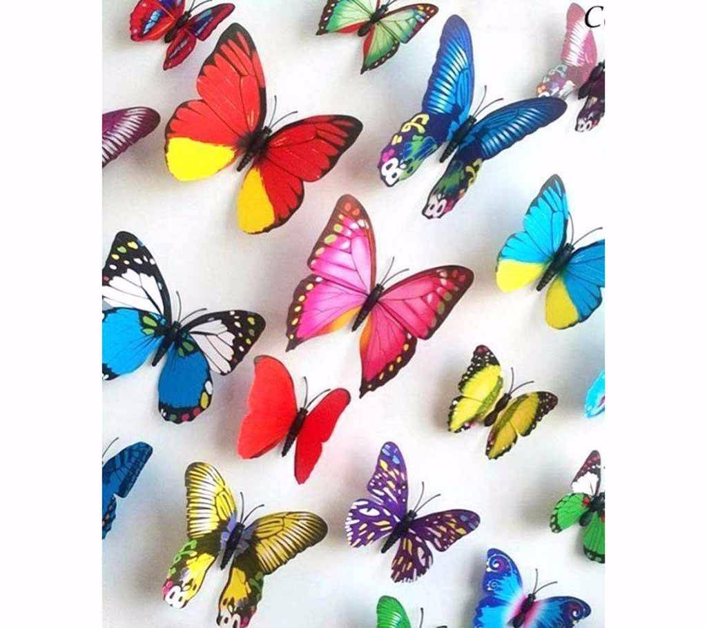 Butterfly Wall Sticker - 12 pieces