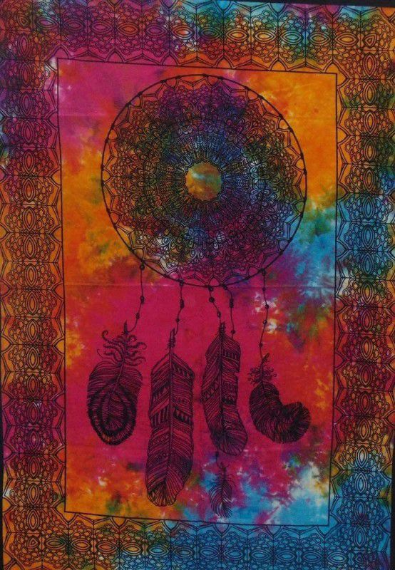 AOUDICHYA Dream Catcher Boho Bohemian Mandala Wall Hanging Home Decoration Hippie Bohemian Boho Ombre Tapestry Wall Decoration Tapestry (Multicolor, 40 X 30 Inches) Tapestry  (Multicolor)