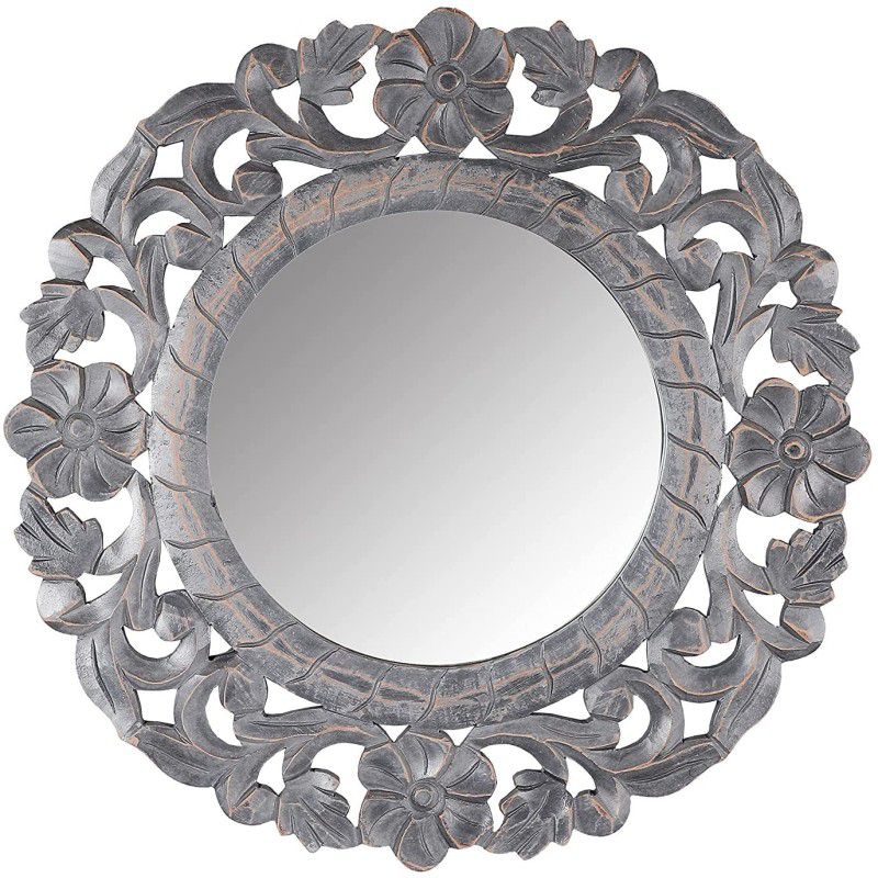 INTERORCRAFT wall decorative mirror-02 Decorative Mirror  (Round Finish : glossy)