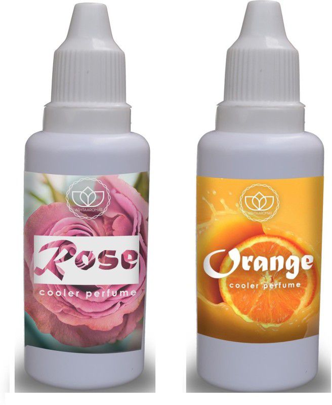 ASHTAAROMAS Rose and Orange Aroma Oil  (2 x 30 ml)