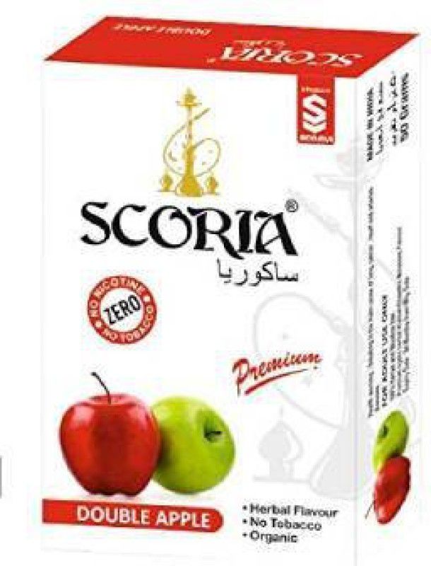 Premium Quality Herbal Hookah (100% Nicotine Free) Double Apple Hookah Flavor DOUBLE APPLE Hookah Flavor  (50 g)