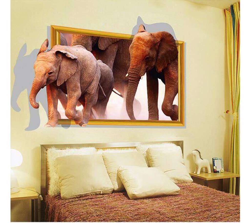 Elephant 3d Wall sticker
