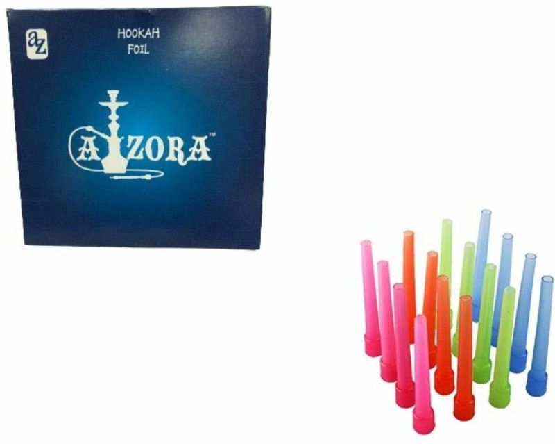 SCORIA Plastic Outside Fitting Hookah Mouth Tip  (Multicolor, Pack of 2)