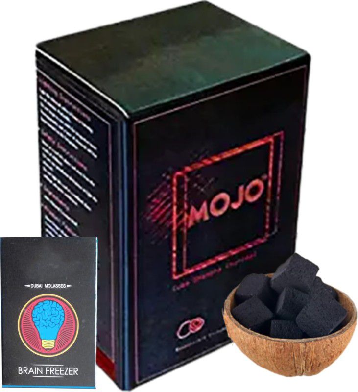 Mojo Smokers Flavoured Coconut Charcoal Cube 72 Pieces Hookah Charcoals  (Pack of 1)