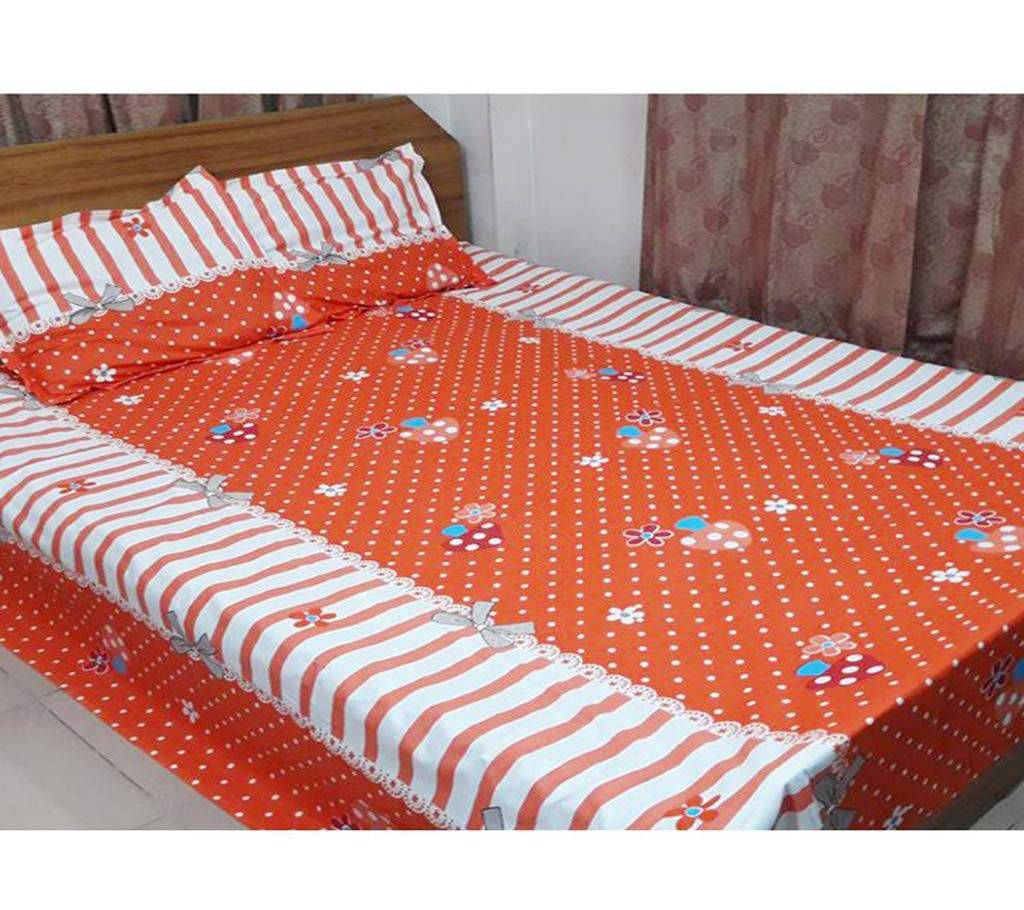 Home Tex cotton bed sheet and pillow cover 