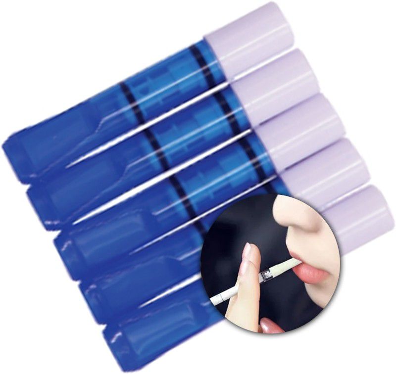 FITUP Plastic Inside Fitting Hookah Mouth Tip  (Blue, White, Pack of 5)