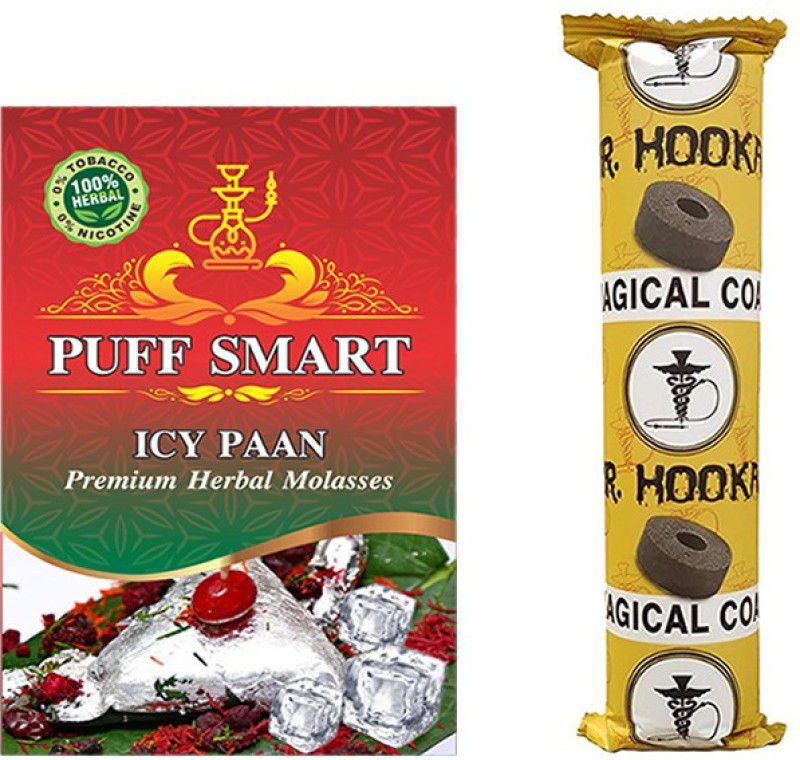Polo Coal With Premium Herbal Flavor Icy Paan Hookah Flavor  (100 g)