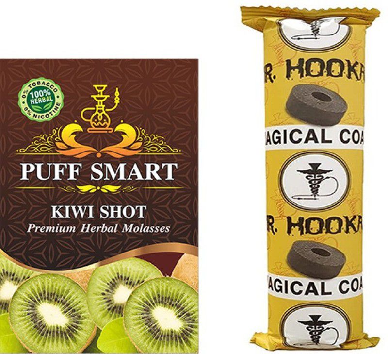 Polo Coal With Premium Herbal Flavor Kiwi Shot Hookah Flavor  (100 g)