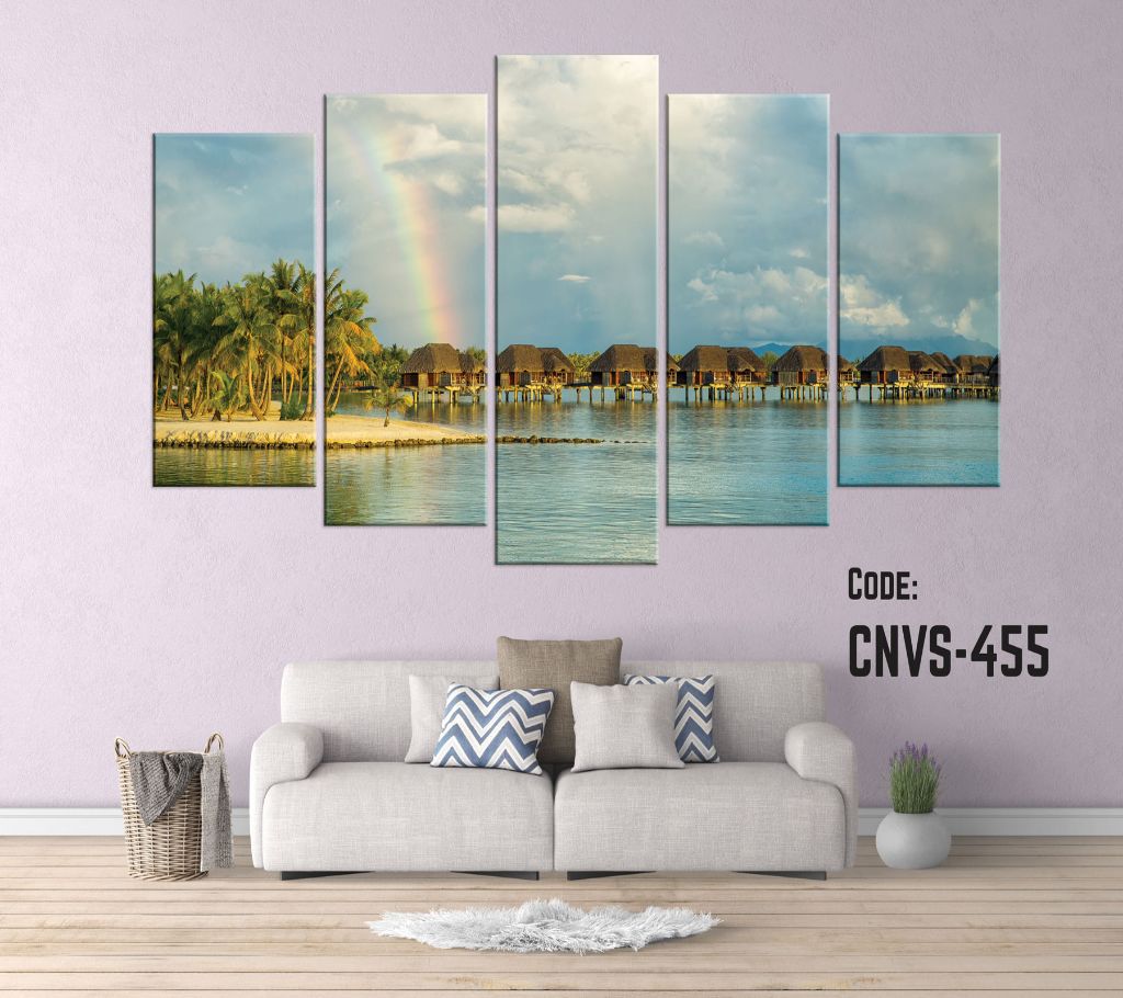 CNVS-455 Nature of River Wall Canvas Art Prints 72 inch x 36 inch