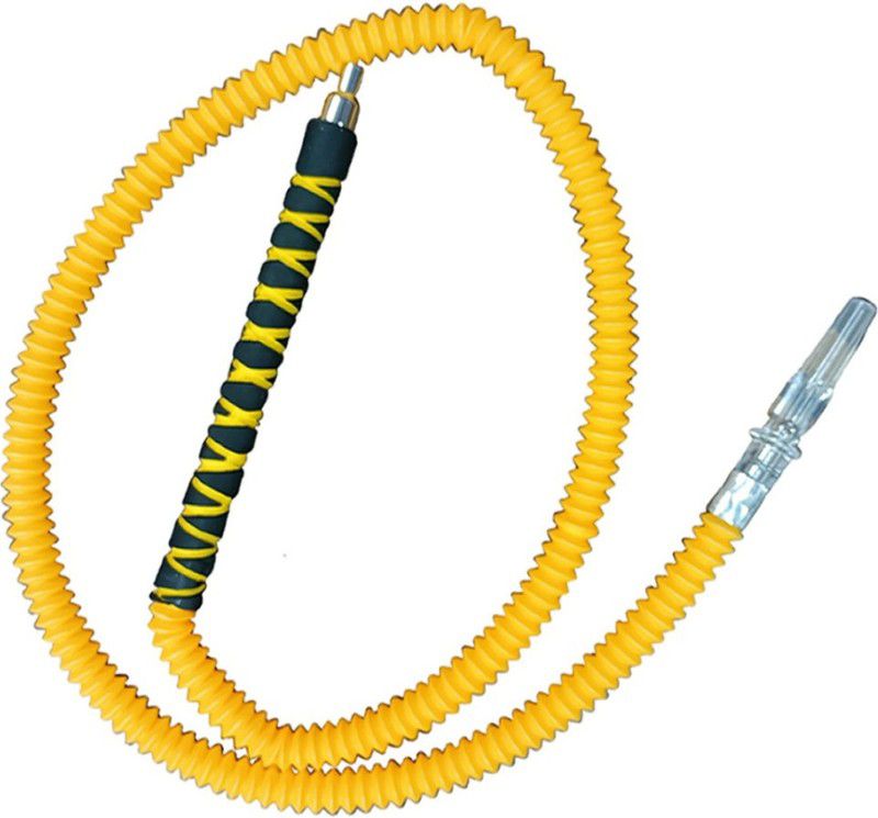 Sethi Traders Rubber Yellow Hookah Hose 1 m  (Pack of 1)