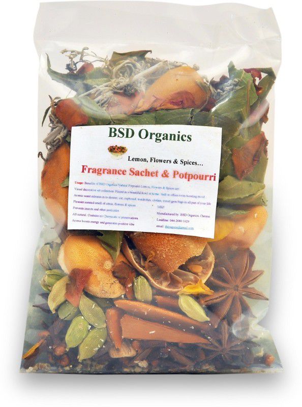 BSD Organics LEMON, ROSE, SPICE Potpourri  (10 x 50 g)