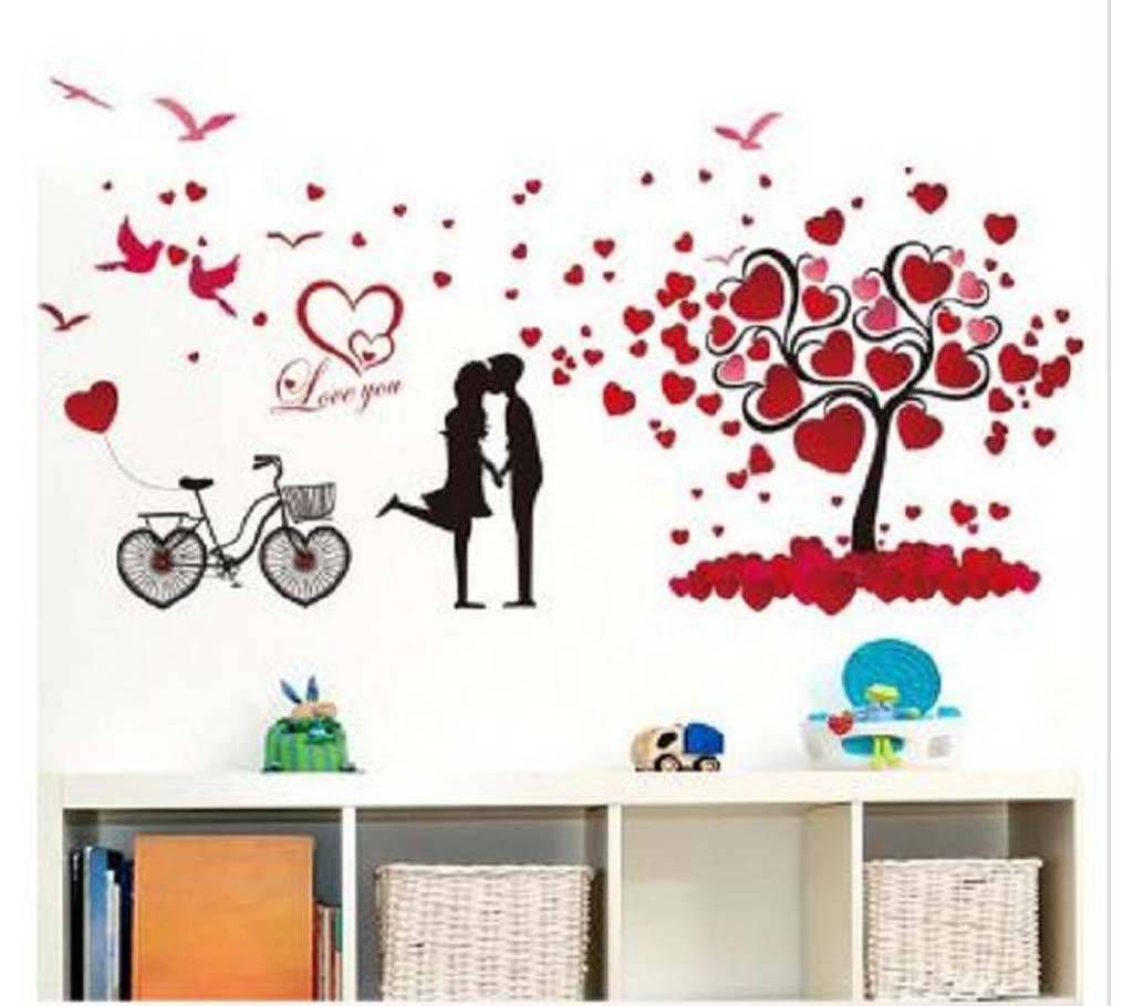 Couple love wall sticker
