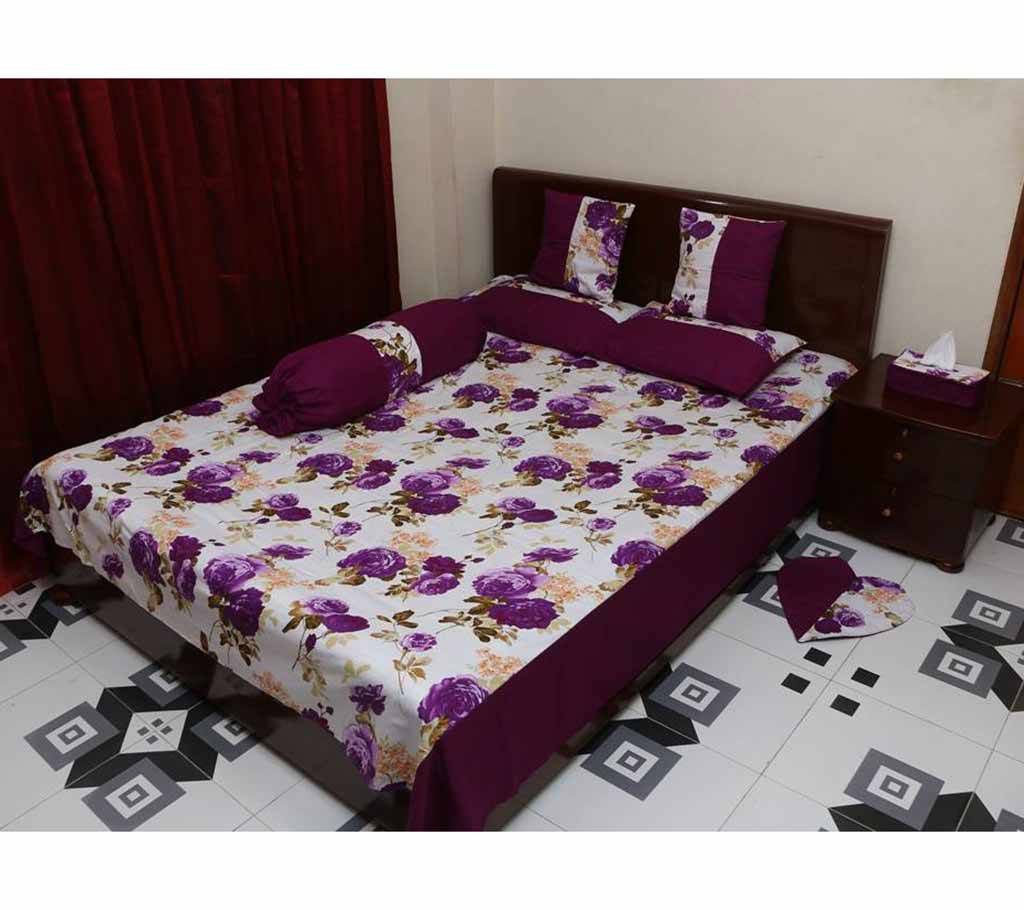 8 pieces sukhi cotton bed sheet set 