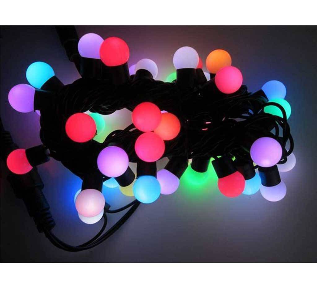 Multi Color LED Ball String Lights