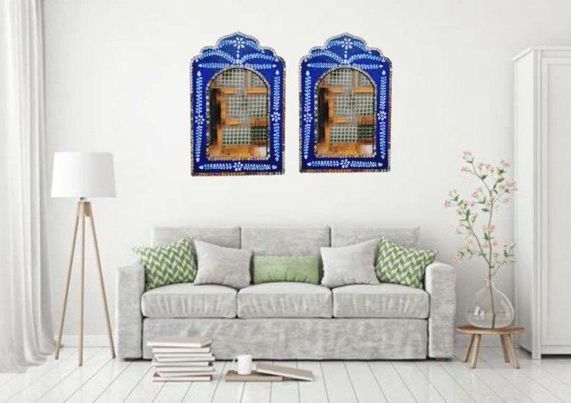 Handmade Buzz Jharokas for Home Decor, Living Room, Bedroom, Wall Hanging Jharokhas Wooden Jharokha  (30.4 cm x 20.3 cm Handcrafted)