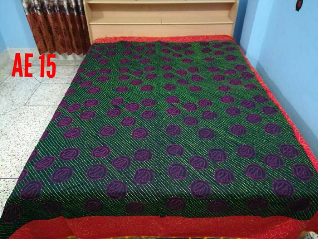 Multi color hand stitched nokshi katha